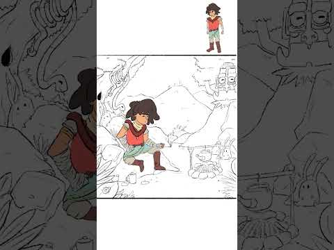 DAY 99 OF DRAWING  #characterdesign #digitaldrawing #art #coloring #procreate #procreatetutorials
