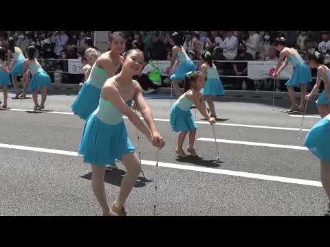 チアダンス博多どんたく駅前ストリート2024年cheer dance