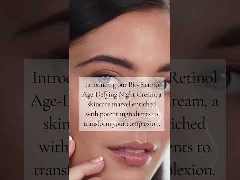 Look #flawless with Shimmer Bio Retinol Age Defying Night Cream  #beauty  #complexion #antiaging