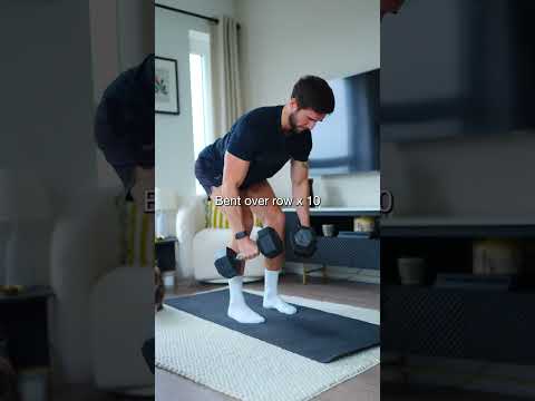 30 MINUTE STRENGTH WORKOUT AT HOME! 3 sets, job done.