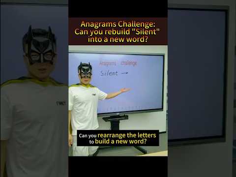 Can you rebuild a new word out of the "Silent"?#anagram #anagrams #challenge #whiteboard