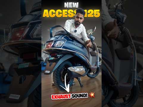 New Access 125 Exhaust Sound 💥 | #shorts