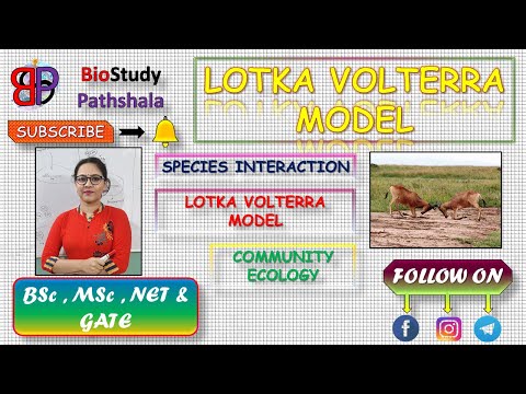 LOTKA VOLTERRA MODEL AND SPECIES INTERACTION || Ecology || BioStudy Pathshala || Life Sciences