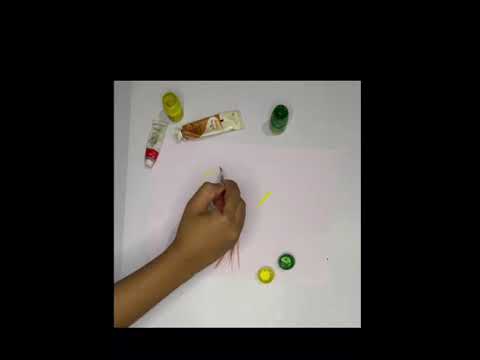 Drawing reels ideas|| acrylic painting on paper|| Art reels || Art transition