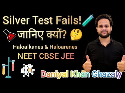 Chloroform & AgNO₃ Reaction Silver Nitrate Test Daniyal Sir #Chemistry #cbse #Jee #youtube #Organic