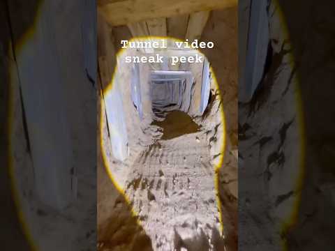 Sneak peek of the upcoming tunnel video  #tunnel #diytunnel #digging ￼