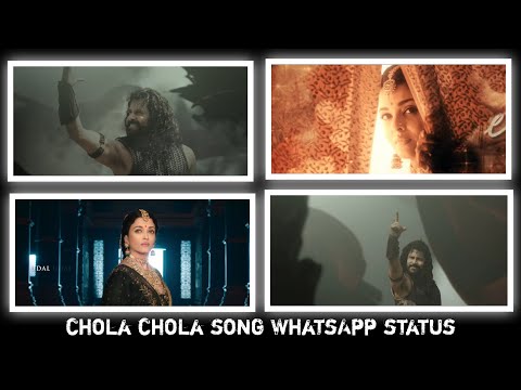 chola chola song whatsapp status |PS1- chola chola song |PS1 Tamil | Mani Ratnam | AR Rahman |