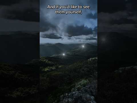 Unsolved Mystery of the Brown Mountain Lights | Ghosts, Alien, Nature? #paranormal #funfacts #scary