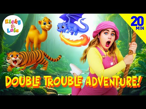 RUN Lola RUN! Jungle Animals, Treasure Hunts & Dragon Trouble compilation!