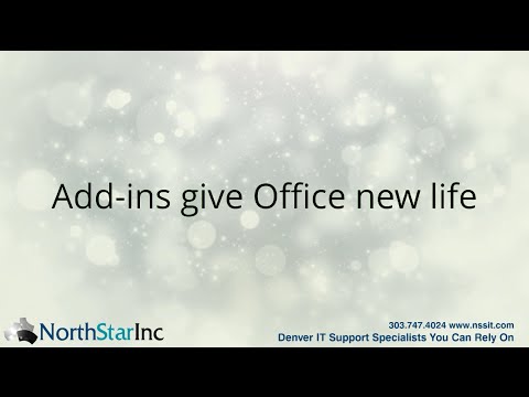 Microsoft Office Addins by IT Services in Denver