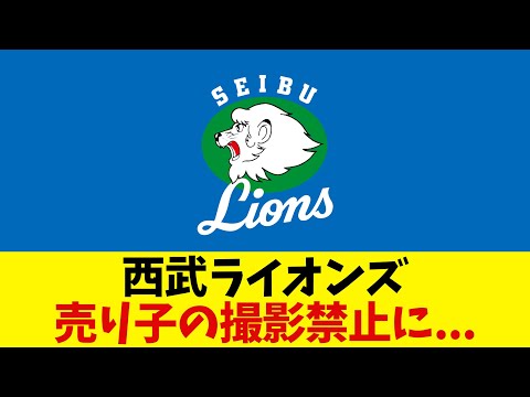 埼玉西武ライオンズさん　売り子の撮影禁止を発表・・・【野球情報】【2ch 5ch】【なんJ なんG反応】【野球スレ】