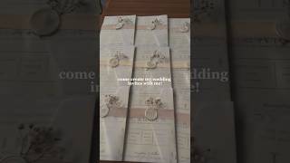 DIY #wedding invites on a budget #weddinginspiration