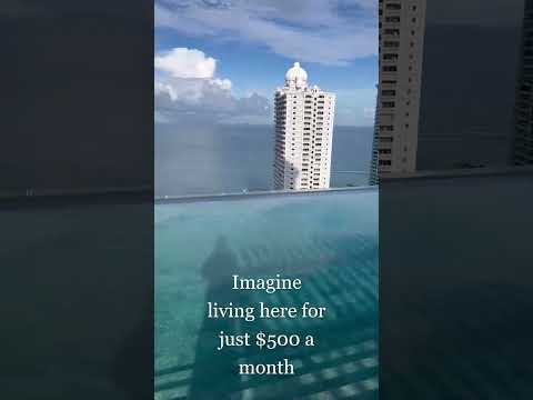 Rooftop infinity pool #shorts  #thailand : Tips for picking the best luxury infinity pool in Pattaya