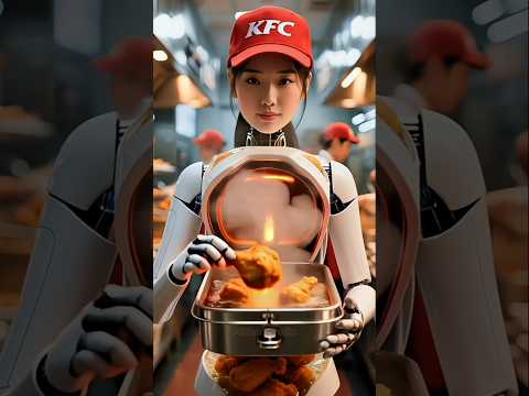 🤖😯KFC’s Robot Crew, On Duty Again Today #HumanoidRobot #RobotTest #Robotics #FutureTech #Robots