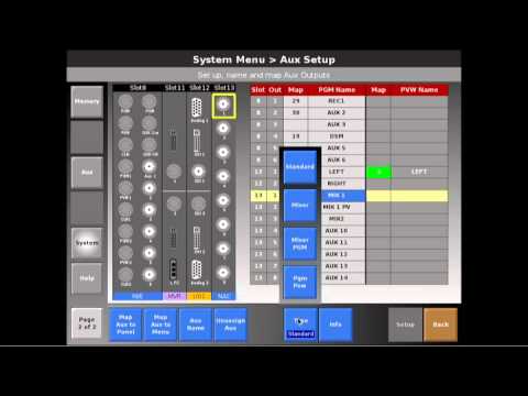 Using Aux mixers