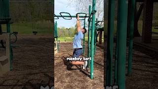 what climbing a playground in zero steps looks like