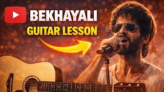 Bekhayali - Easy Guitar Lesson | Kabir Singh | Beginner-Friendly Lesson 🔥 | By Guitar With Aryan