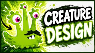 The Entire Creature Design Process in 2 Minutes / Photoshop 