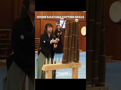 Others Cutting Skill With Katana vs This Guy 💀