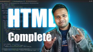 Complete HTML Course for Beginners with Notes