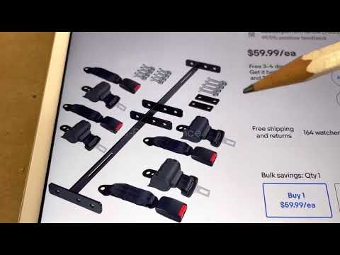 How to add seat belts Club Car Onward golf car 4 seater