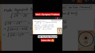 Interesting Math Olympiad Problem. #maths #matholympiadquestion #matholympiadproblem