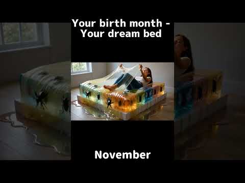✨ Your Birth Month - Your Dream Bed 🛏️🌙💤✨ Part 15 #asmr #dreambed #sleepvibes #cozy