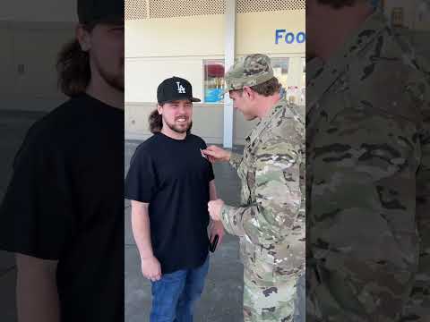 Wallet Thief gets instant Karma when brave soldier catches him in the act and reprimands him 😱