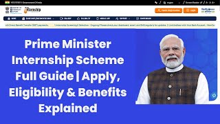 PM Internship Scheme 2025-26 Apply Online | Full Guide, Eligibility & Benefits Explained