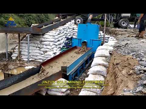 Gold mining sluice box