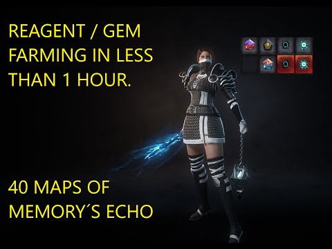 Wolcen Bloodtrail 1.1.4.0 Less than 1 Hour of Reagents/Gems farming. 40 maps of Memory´s Echo.