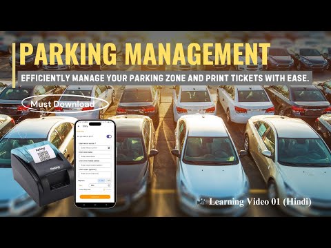 How to Create Vehicle, Set Rate Slots & Print Tickets | Vehicle Parking Management App Tutorial
