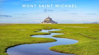 Mont Saint Michael By Drone View 4k |