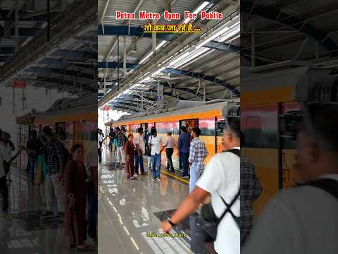 Patna Metro Open For Public #patna #vlog