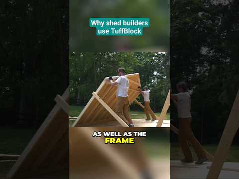Why Shed Building Couple Chose TuffBlock #sheddesign #shedbuild #diyprojects