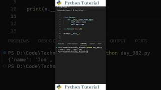 View Class Attributes as a Dictionary | Python Tutorial
