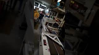 Automatic car auto parts break pad L bar film wrapping sealing bag packing machine