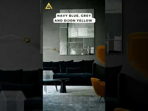 Home decor design ideas Navy Blue edition.#shorts #interiordesign #architecture #home