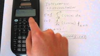 TI 36X Pro Numerical Integration and Differentiation