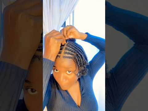 Simple Protective Hairstyle #hairinspo #hairstyles  #naturalhair #protectivestyles #diyhairstyle