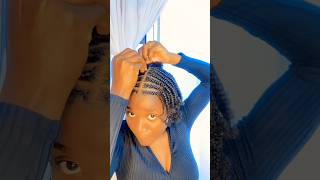 Simple Protective Hairstyle #hairinspo #hairstyles  #naturalhair #protectivestyles #diyhairstyle