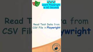Playwright With TypeScript| Read Test data from CSV file | Parameterize Tests