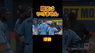 【暴言】審判に気付かず聞かれて退場　#Shorts   #baseball #野球  #珍プレー #mlb