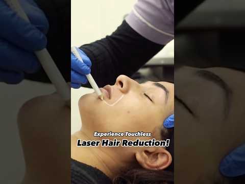 Touchless Laser Hair Reduction | Laser Hair Removal | Facial Hair Removal for Women  #shorts