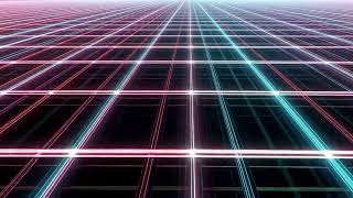 Neon Grid Background Video – FREE Synthwave Loop