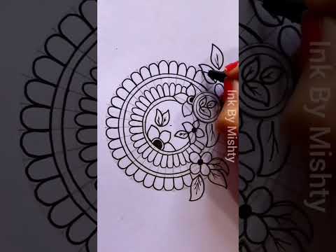 Mandala art for beginners | Mandela art easy | easy mandala art | mandala art | shorts