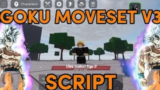 *NEW*🔥💪 Roblox tsb script | Goku Moveset V3 | Custom SFX, VFX, Animation