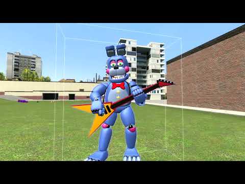 Rockstar Bonnie Playing his guitar