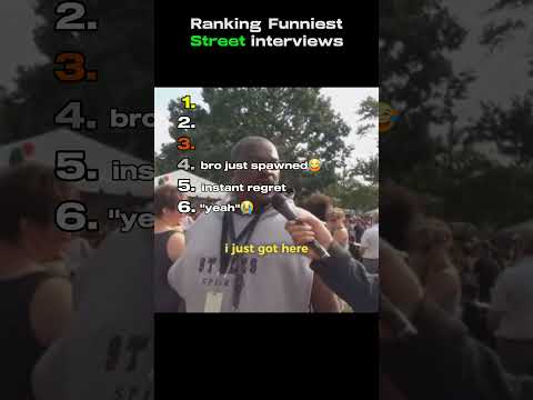 Ranking The Funniest Street Interviews