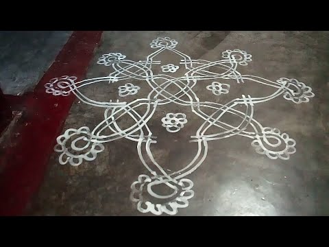 tulsi puja rangoli chauk